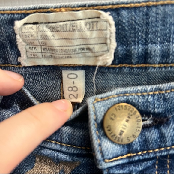 Anthropologie Current Elliot The Stiletto in Super Loved with
Rose Gold Stars - Picture 6 of 7